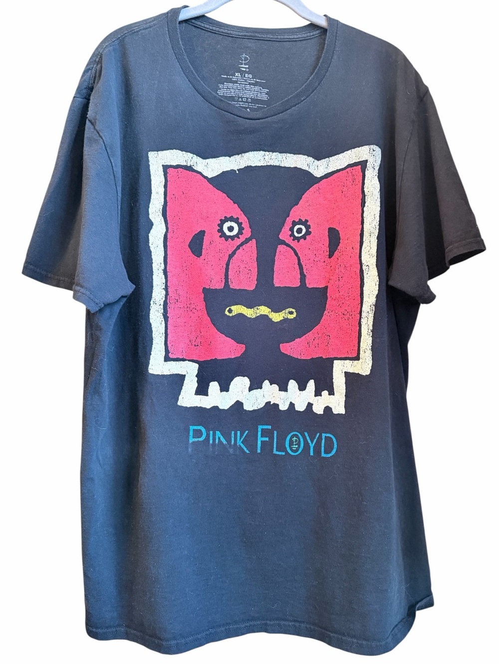 Pink Floyd Stone Heads Artwork Division Bell Mens Short Sleeve Tee Shirt Music